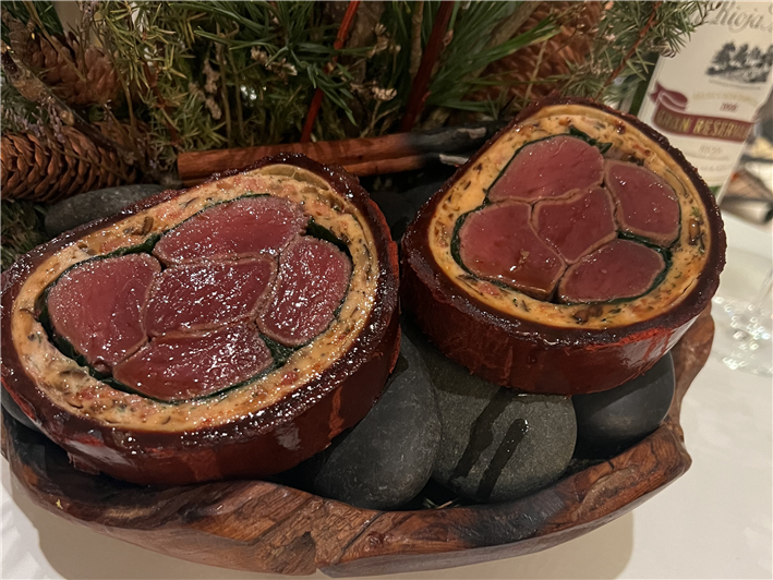 venison presented